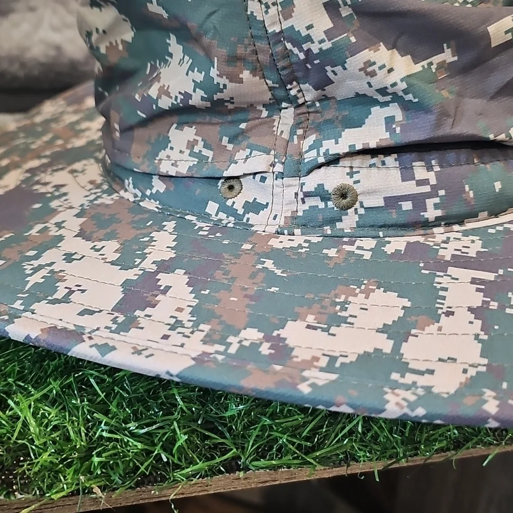 Adidas Wide Brim Camo Bucket Hat  L/XL